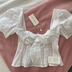 For Love & Lemons Virginia Lace Blouse